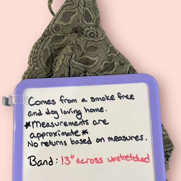 Bebe lined lace bralette top size M EUC - Picture 5 of 7